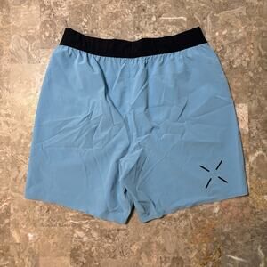 Ten Thousand Shorts Mens Medium The Interval Short 7” Blue Running Linerless Gym